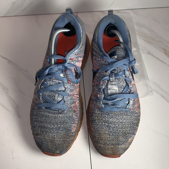 Nike Flyknit Air Max Ocean Fog Crimson 2015 Runners (Size 12) - Picture 3 of 8